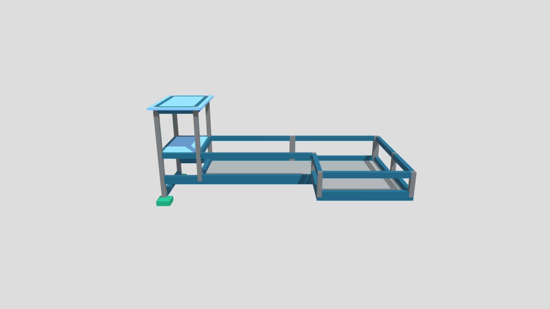 Piscina com sauna e hidromassagem — Sketchfab embed 3D viewer