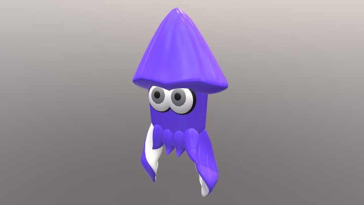 squid 3D Model