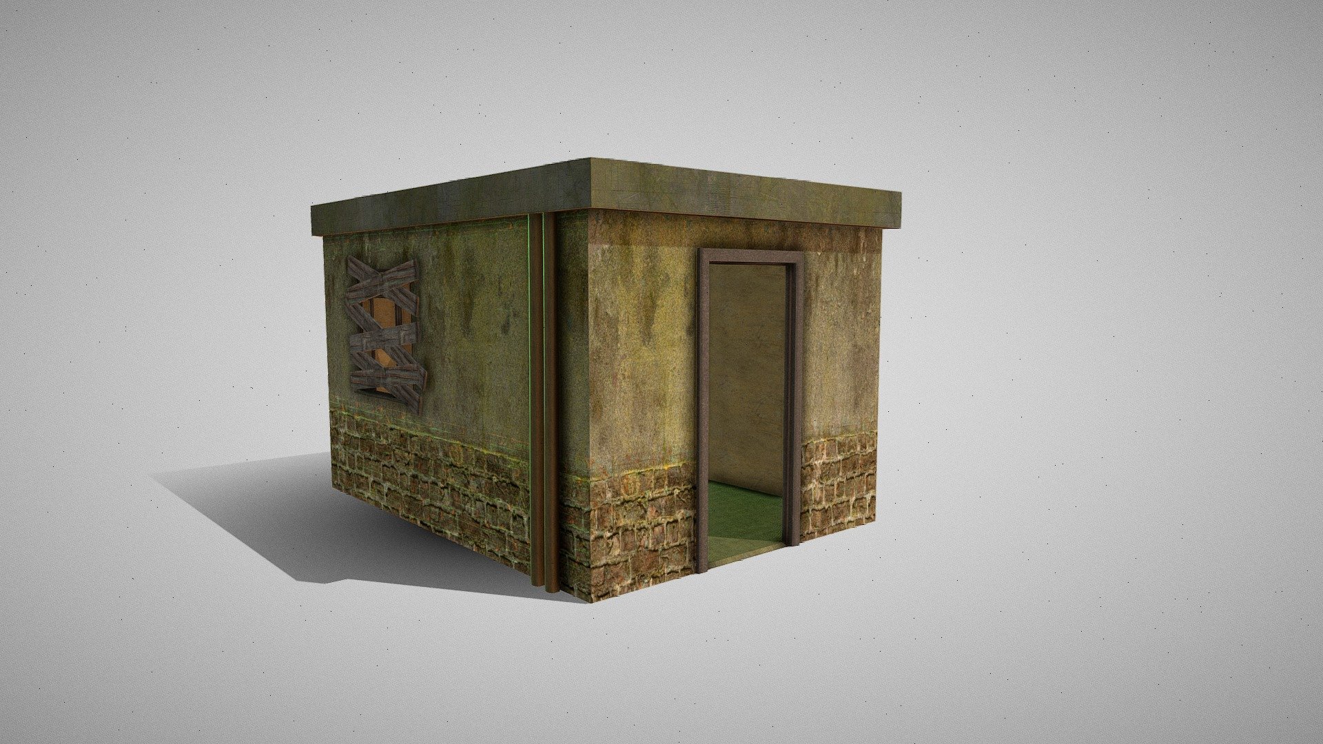 Lowpoly Building — Sketchfab embed 3D viewer
