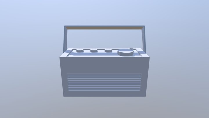 Mini Radio 3D Model