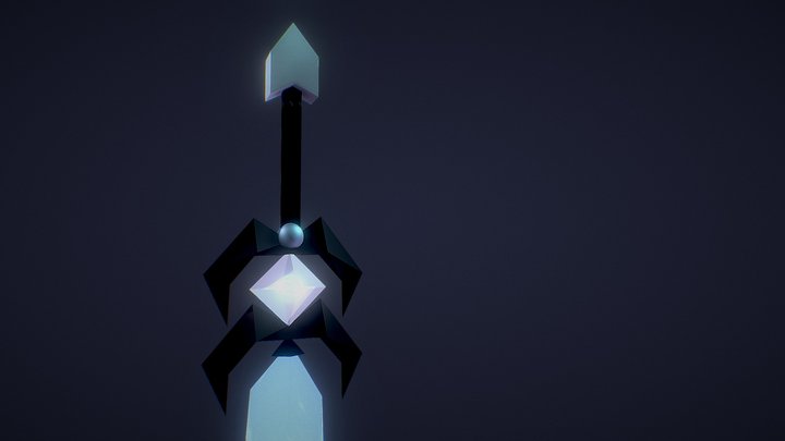 glowing sword 3D Model