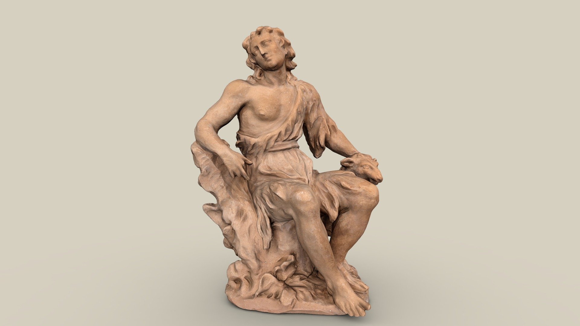 Johannes der Täufer — Sketchfab embed 3D viewer