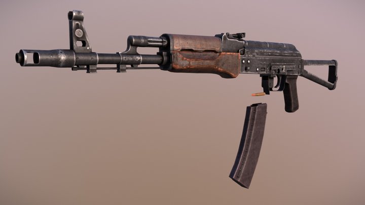 AKS 74 3D Model