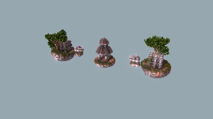 Minecraft City (1001) 3D Model