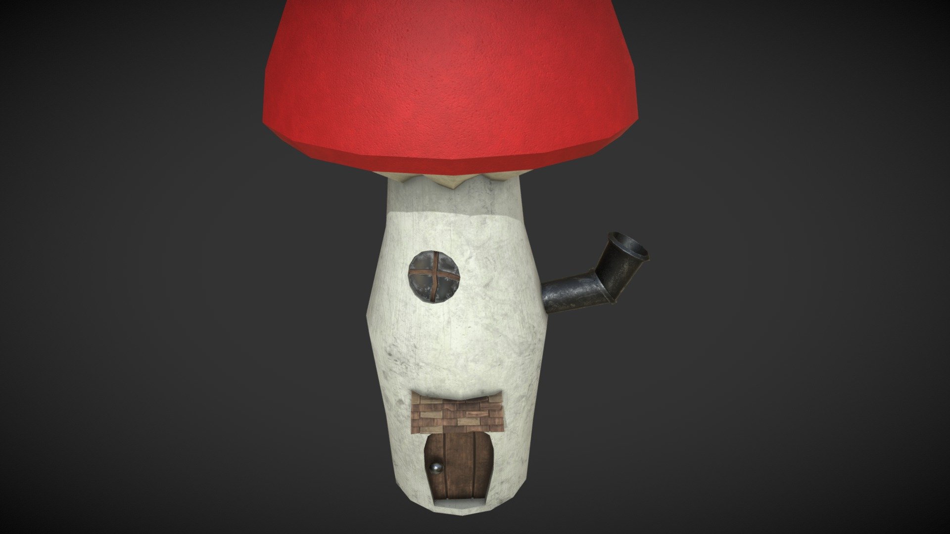 Mushroom house 3 — Sketchfab embed 3D viewer
