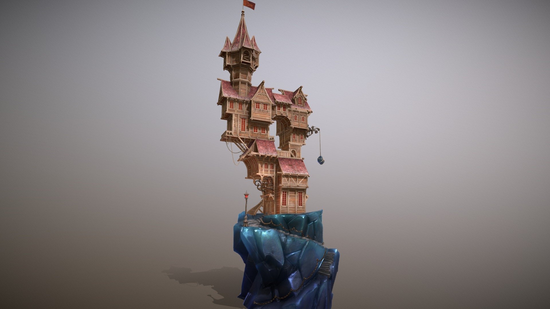 Dragon Lair (animated & interactive music) — Sketchfab embed 3D viewer