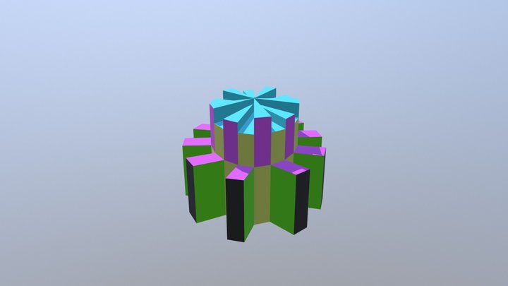 Abstract Poly 3D Model
