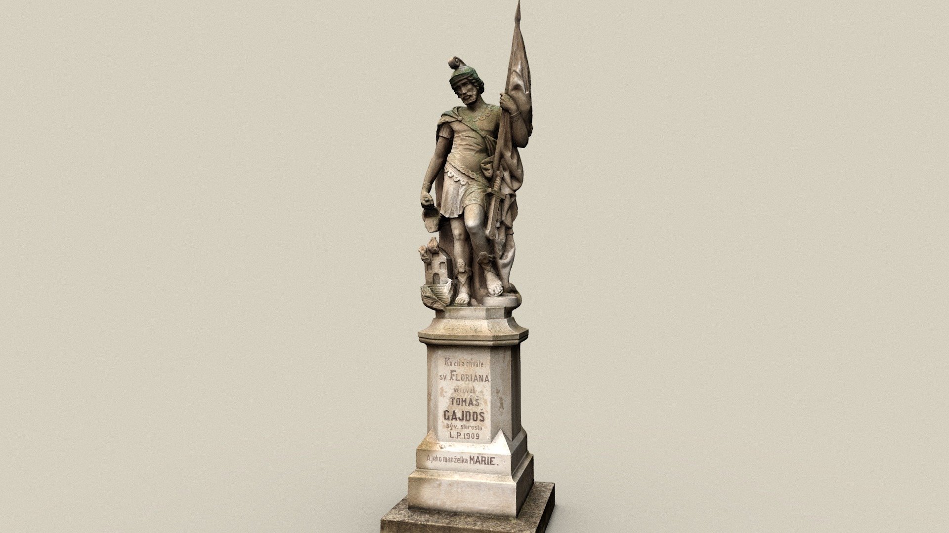 Hl. Florian — Sketchfab embed 3D viewer