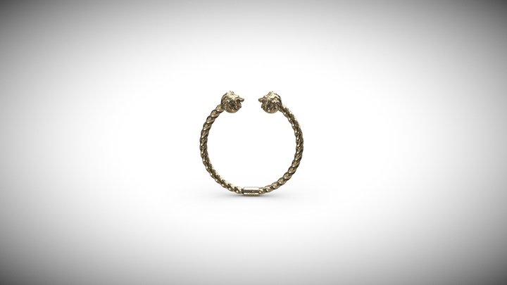 LIONS Bracelet 3D Model