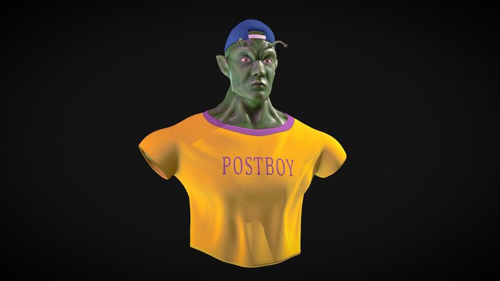 Postboy Piccolo 3D Model