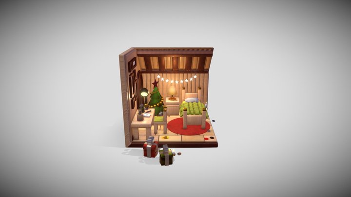 The Christmas Room 3D Model
