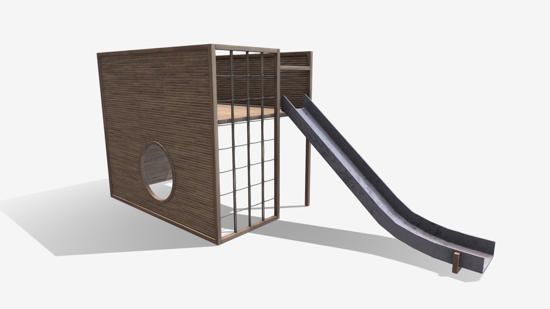 3D model Childrens trampoline - This is a 3D model of the Childrens trampoline. The 3D model is about diagram.