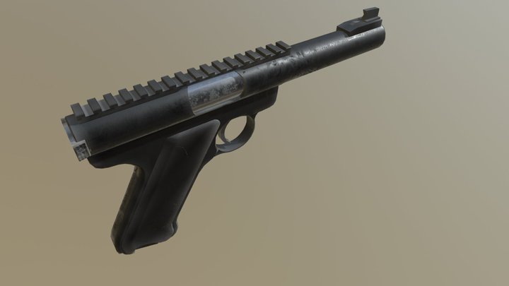 MK22 Ruger 3D Model
