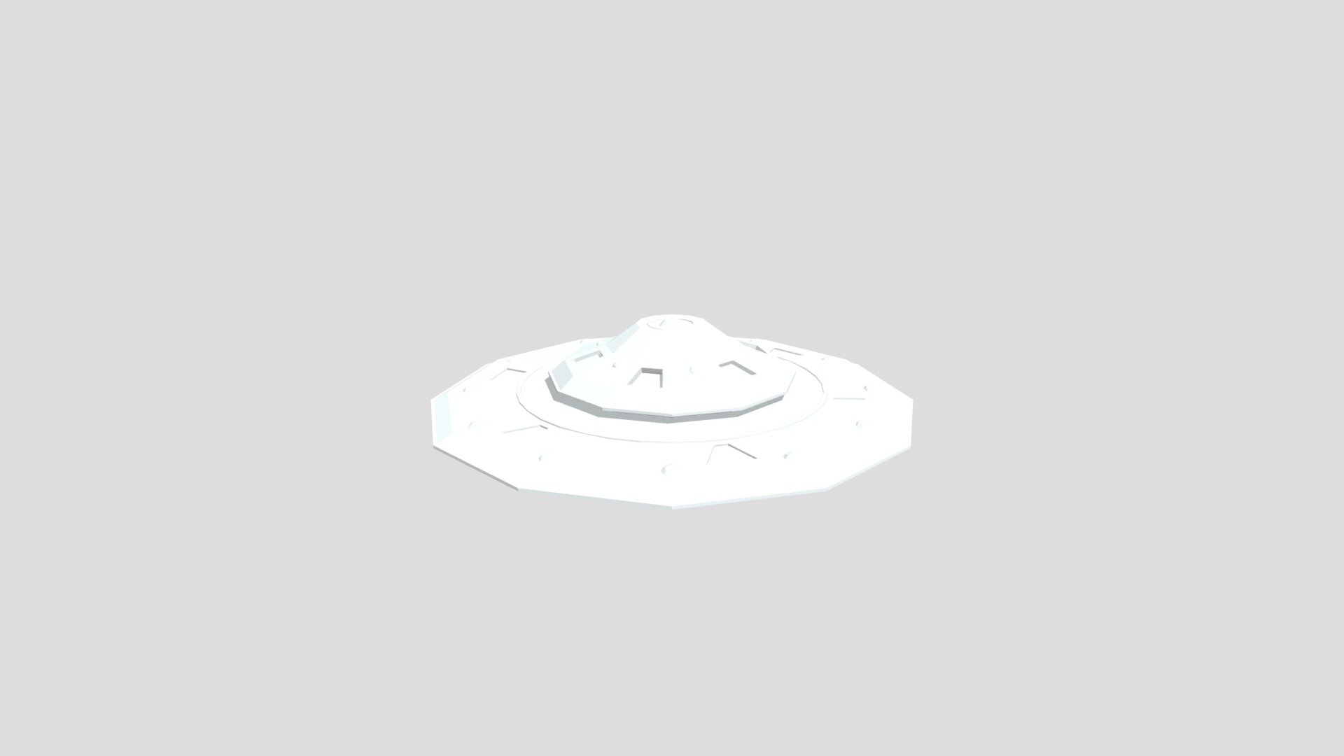 Flying saucer from Poly by Google
