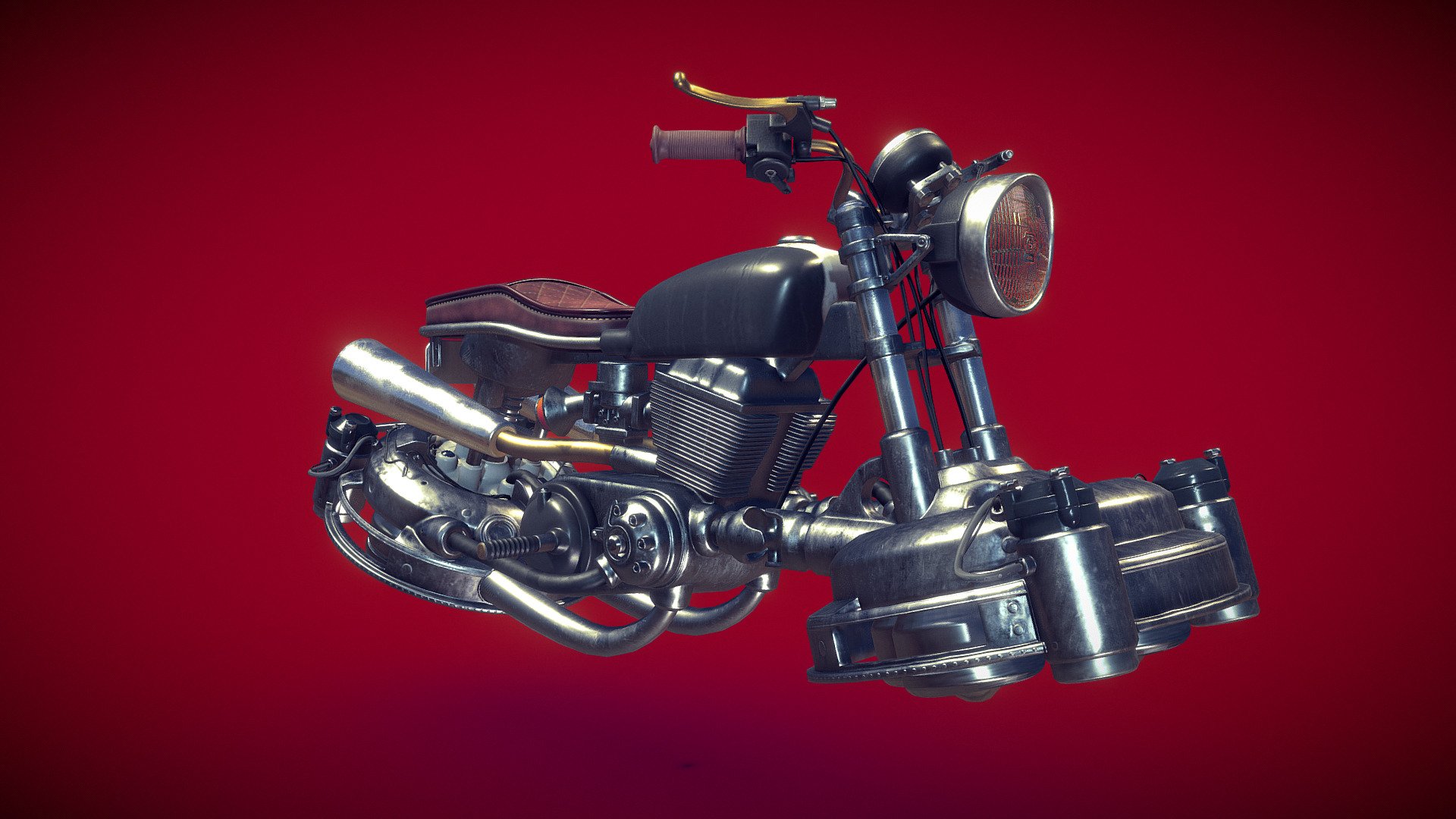 Vanessa - Project Anima Hoverbike — Sketchfab embed 3D viewer