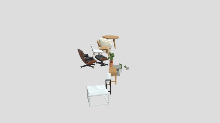 Modern Furniture 3d Model
