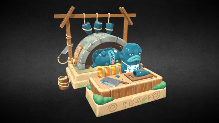 Blob Cannibal 3D Model