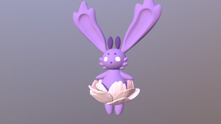 Flowerbun (WIP) 3D Model