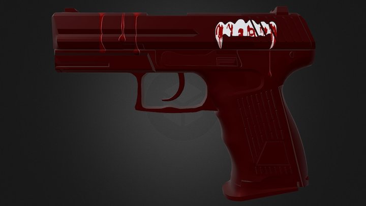 P2000 | Vampire 3D Model
