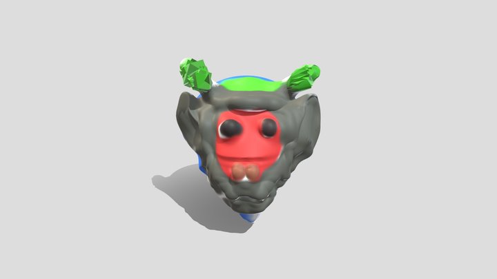 good monkey sheep head 3D Model