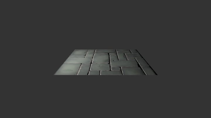 Seamless Floor Texture 3D Model