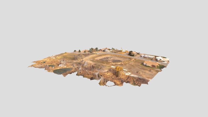 Aerial Survey – Dried Wetland Basin 3D Model