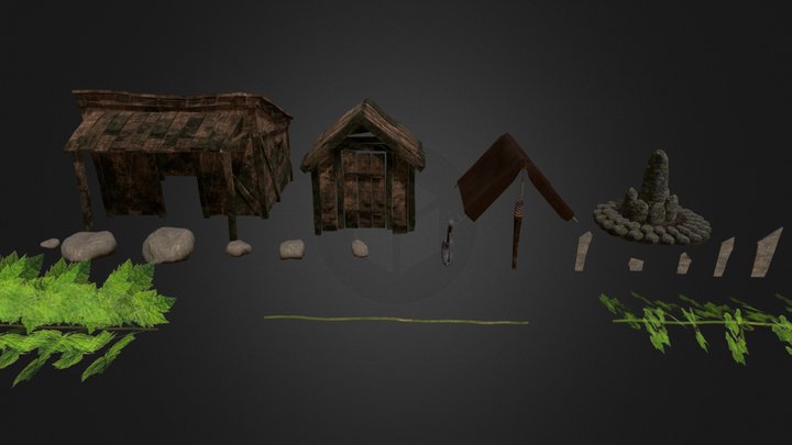 Note of Arms Environment Assets Set 3 – Modello 3D gratuito STL