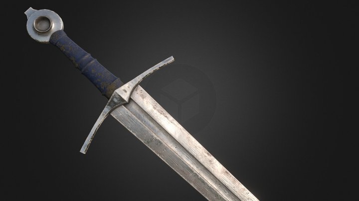 KnightSword 3D Model