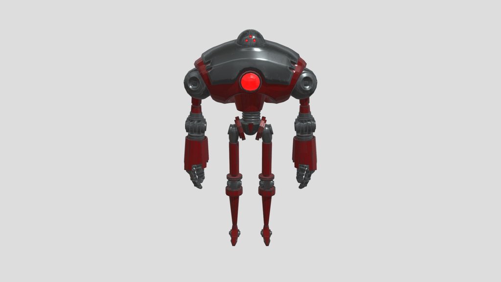 RED RETRO ROBOT