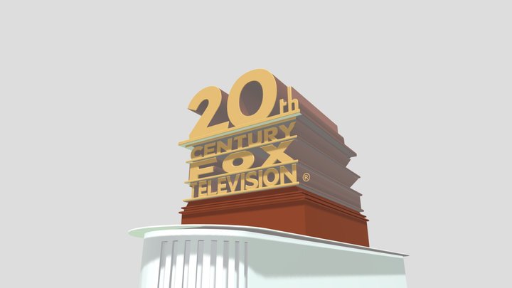 20th Century Fox Television 1995-1997 Logo Remak 3D Model