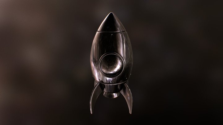 Foguete 3D Model