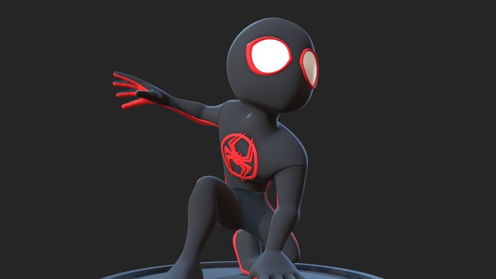 Spider-Man Miles Morales 3D Model