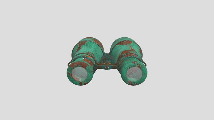 Prop_ Binoculars_RUSTED_LOD0_v69 3D Model