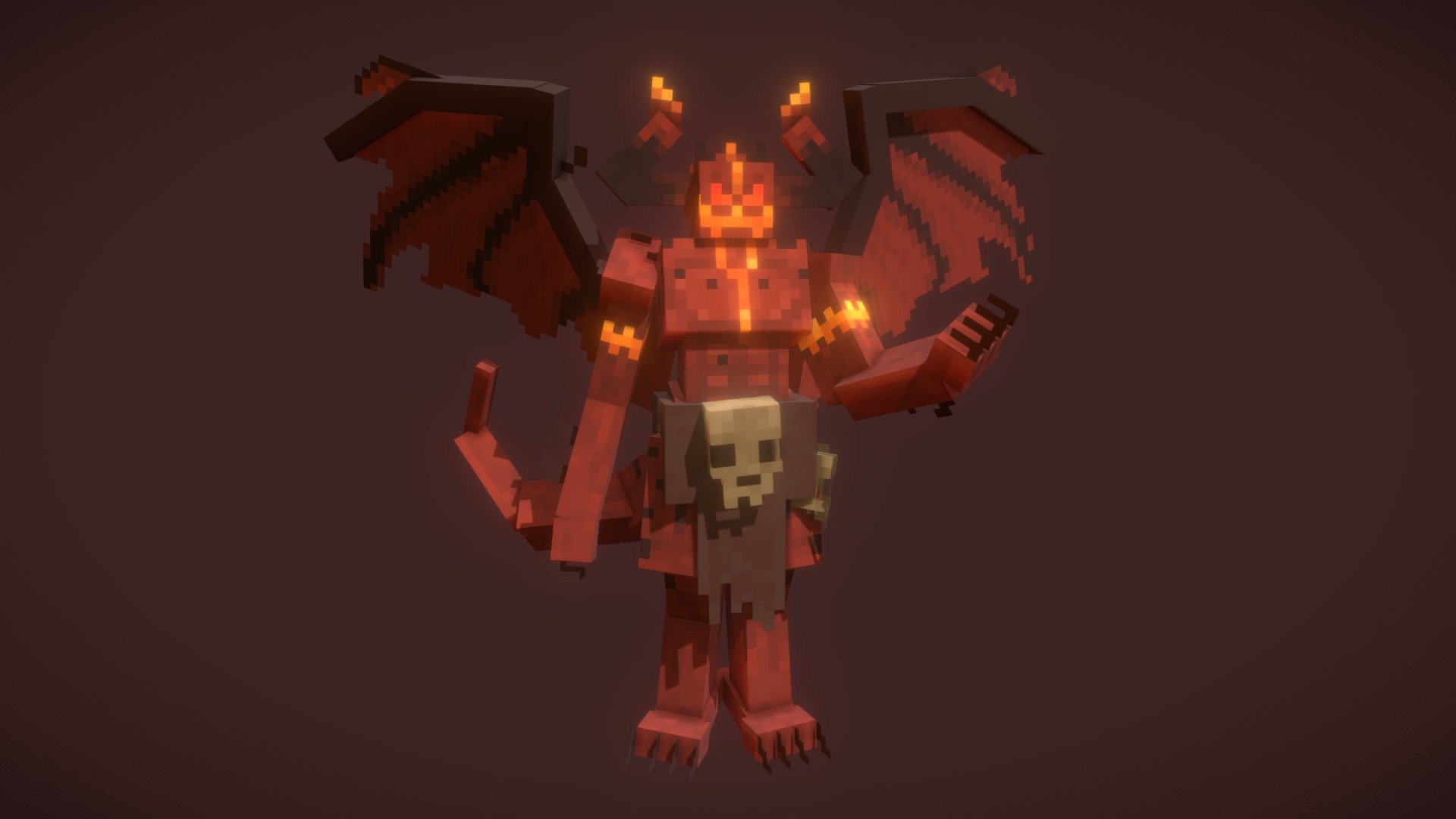 Demon God - 3D model by CoolPixelpro [ef15d4f] - Sketchfab