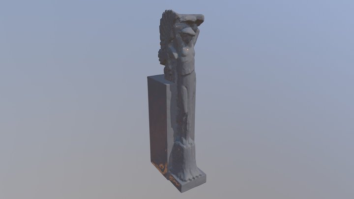 Statua Palazzo Genova 3D Model