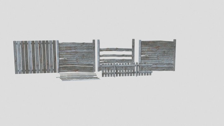 Fences 3D Model