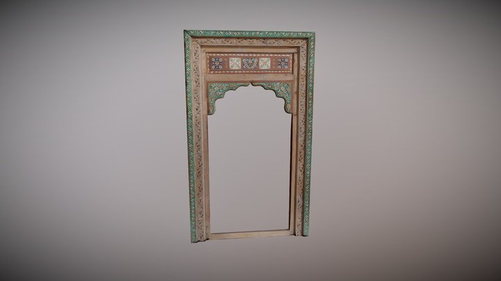 Decorative Door Frame 3D Model