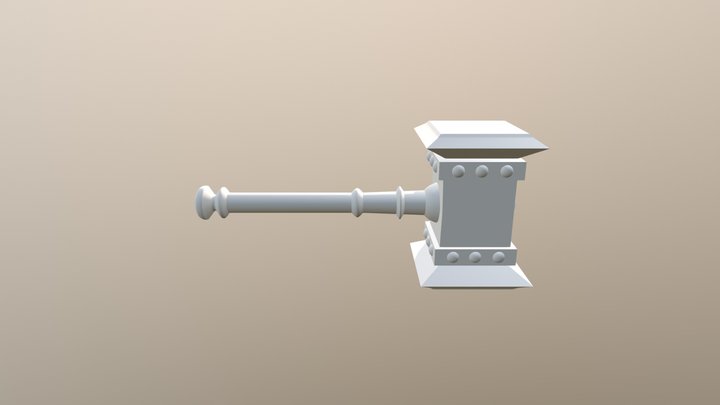 Doom Hammer 3D Model