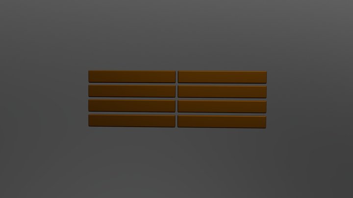 Small Cushions 3D Model