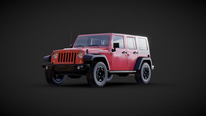 Jeep Wrangler 3D Model