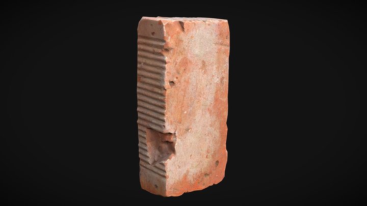 Real brick photo scan 3D Model