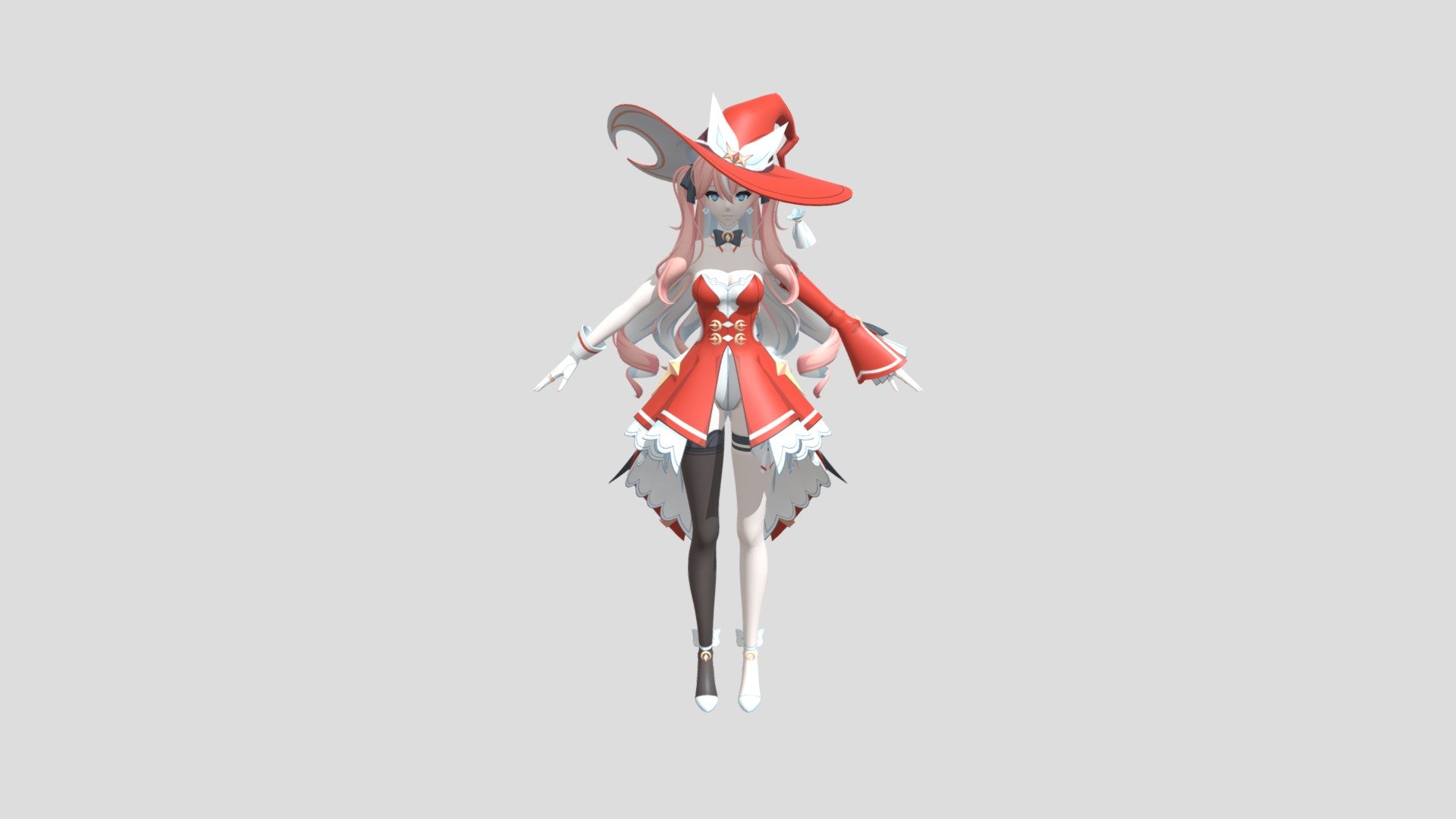 Luna (Star Savior) Download Free 3D model by Kanori (youtop2018za — free download