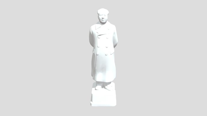 毛主席雕塑像 3D Model