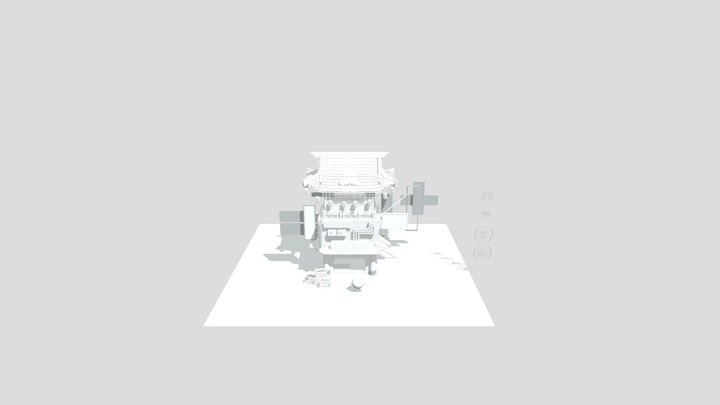 晚間茶行3 3D Model