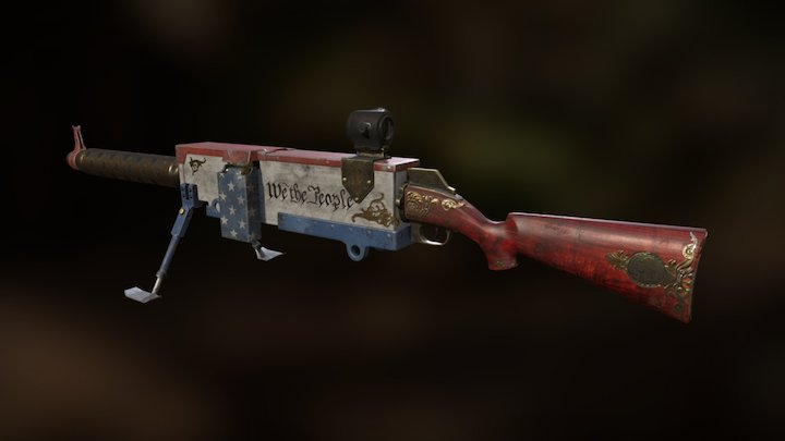 The Patriot - Hitman: Sniper 3D Model