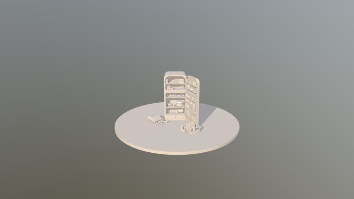 fridge_l3 3D Model