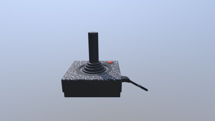 Atari Joystick 3D Model