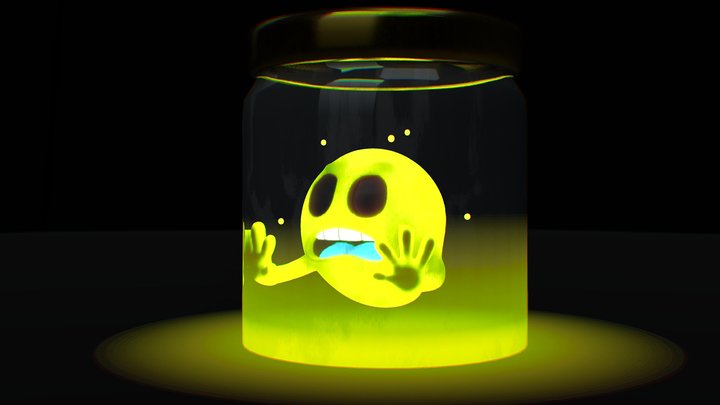 Ghost in a Jar 3D Model
