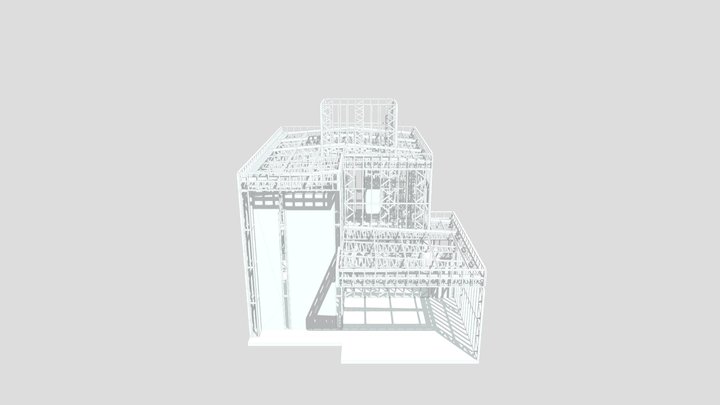 Modelagem Estrutural - Decorado sobrado... 3D Model