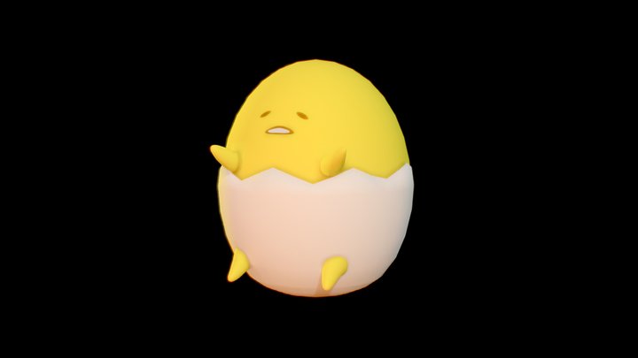Gudetama 3D Model
